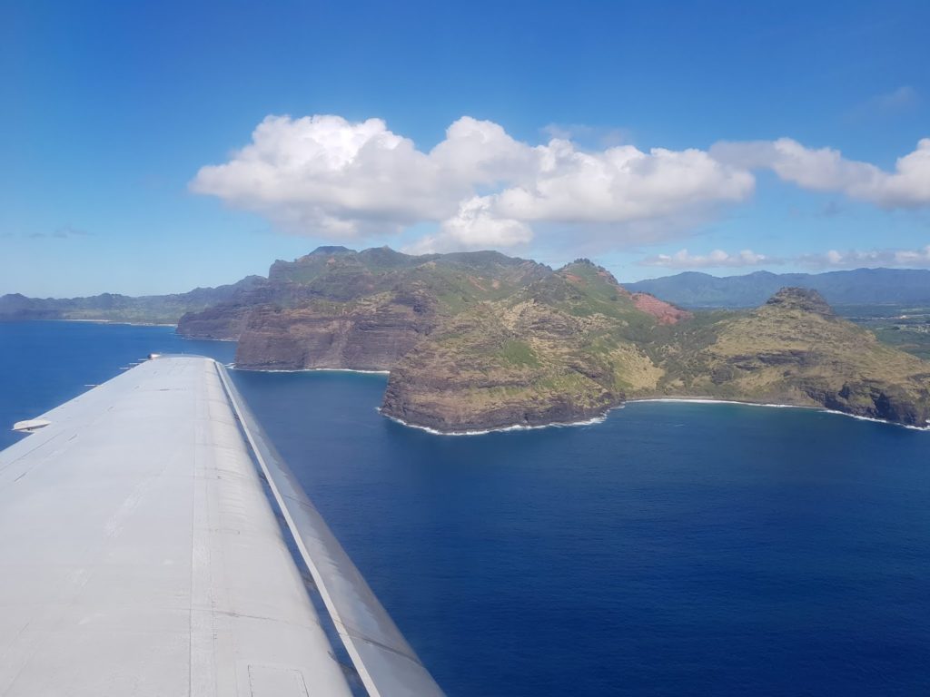 Hawaii, Inlandsflug, Oahu, Kauai 