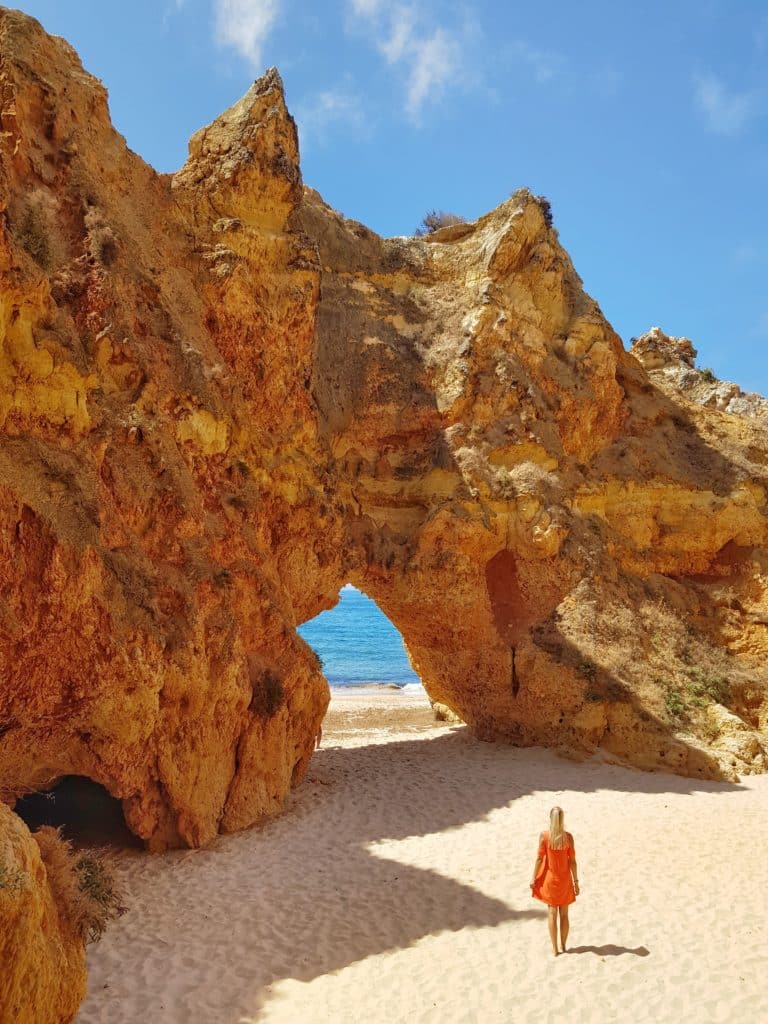 Portugal, Algarve, Klippen, Strand, Praia dos Tres Irmaos