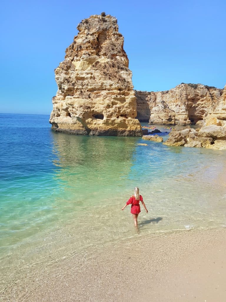 Portugal, Algarve, Klippen, Strand, Praia da Marinha