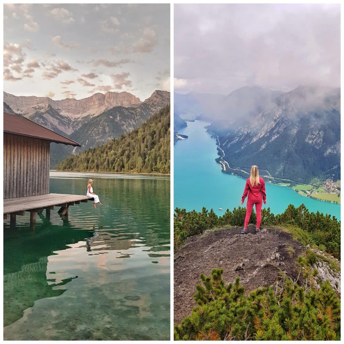 Aussicht Plansee und Achensee in Tirol