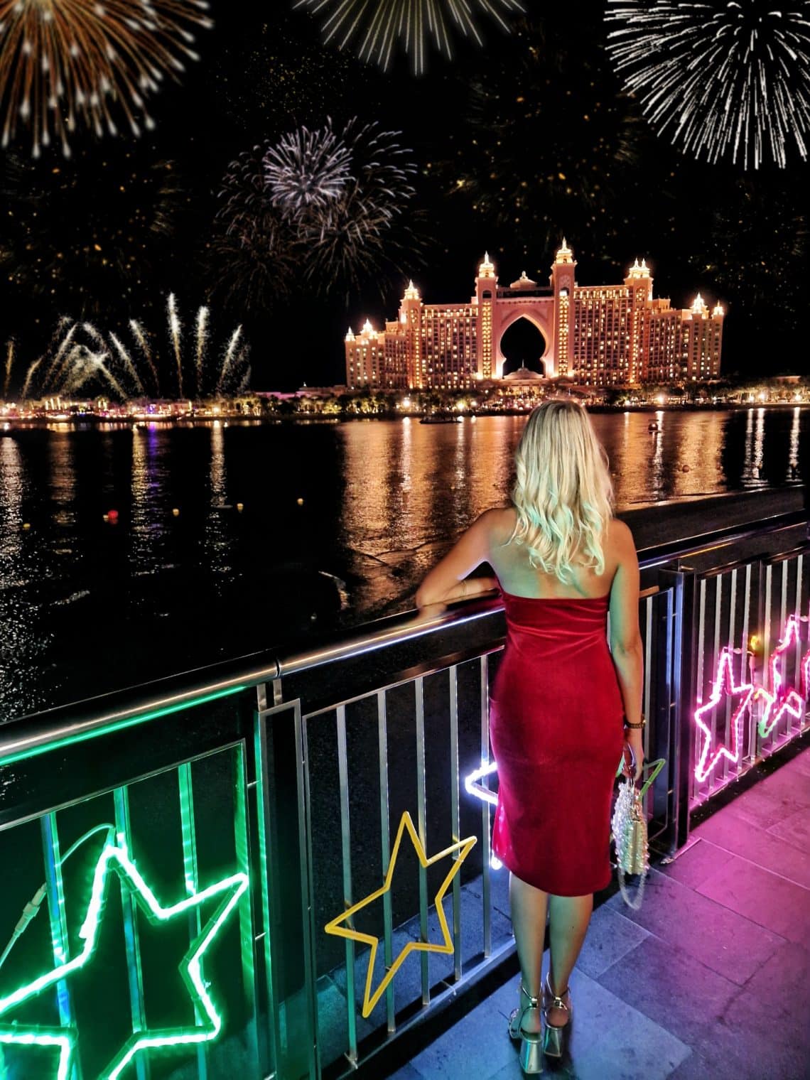 Silvester New Year Dubai Atlantis the Palm firework feuerwerk